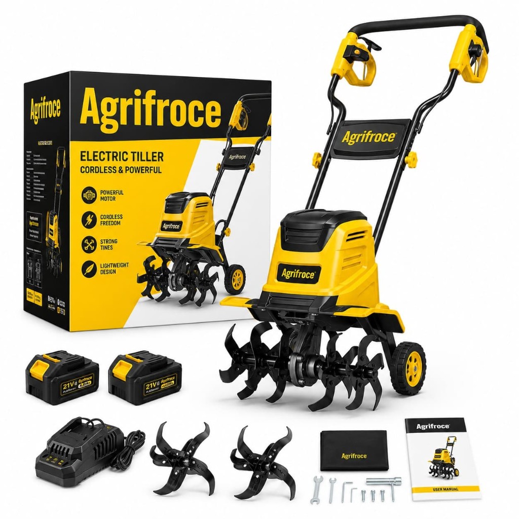AgriForce motocoltivatore elettrico senza fili 48V