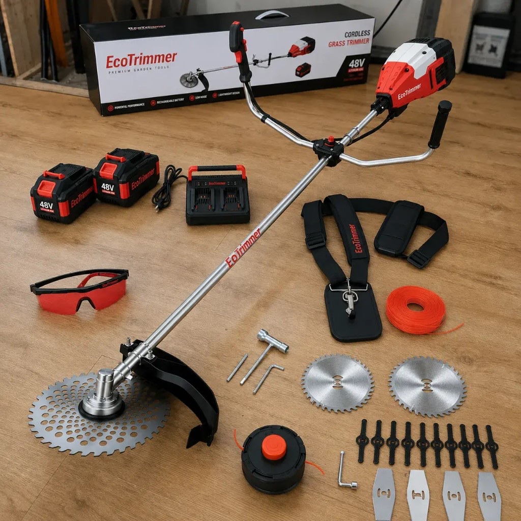 Giardino sistemato con EcoTrimmer