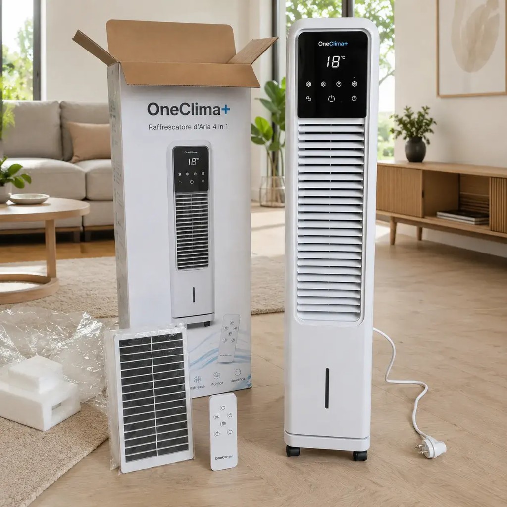 Cliente OneClima+ — prodotto appena ricevuto a casa